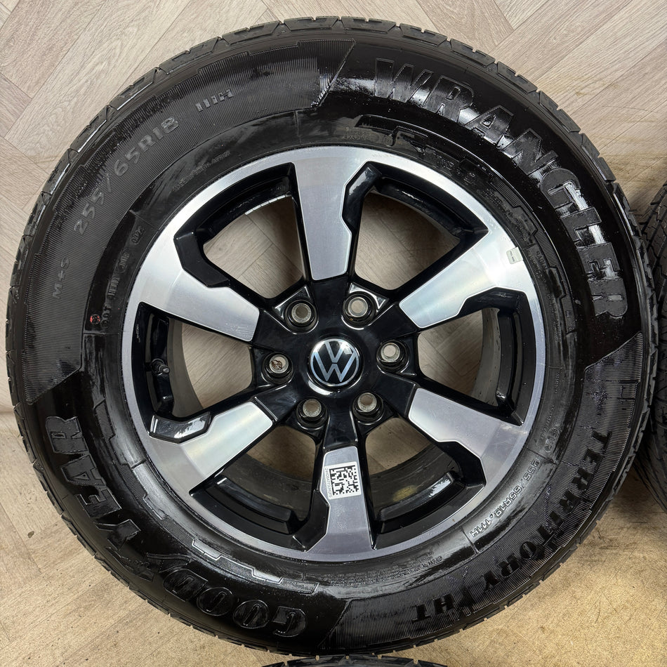 18'' Genuine VW Amarok 2024 Delivery Miles Alloy Wheels Tyres Alloys Ranger