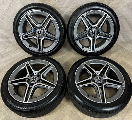 18'' GENUINE MERCEDES AMG A CLASS CLA B ALLOY WHEELS TYRES ALLOYS W177