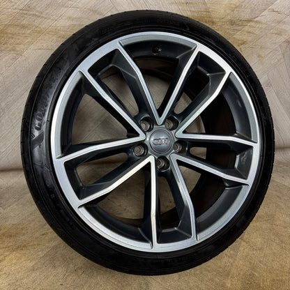 1X 19'' GENUINE AUDI A5 S5 S LINE WHEEL ALLOY TYRE SPARE 5X112 FITMENT 8.5J ET32 PART: 8W0601025DF