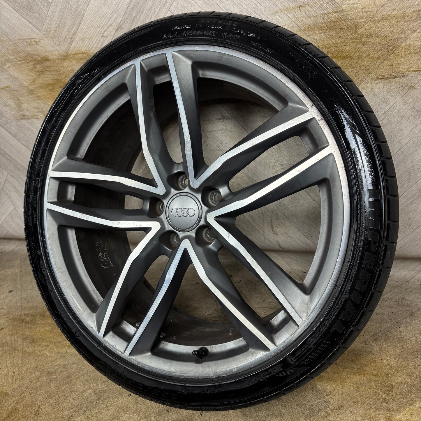 1X 20'' GENUINE AUDI A6 S LINE C7 BLACK EDITION WHEEL ALLOY 4G9601025M