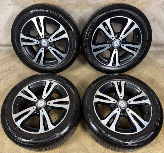 16'' GENUINE MERCEDES A CLASS CLA B W176 W246 ALLOY WHEELS TYRES ALLOYS A246401000