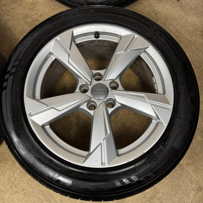 18'' GENUINE AUDI A6 C8 5 SPOKE ALLOY WHEELS TYRES ALLOYS 4K0601025D