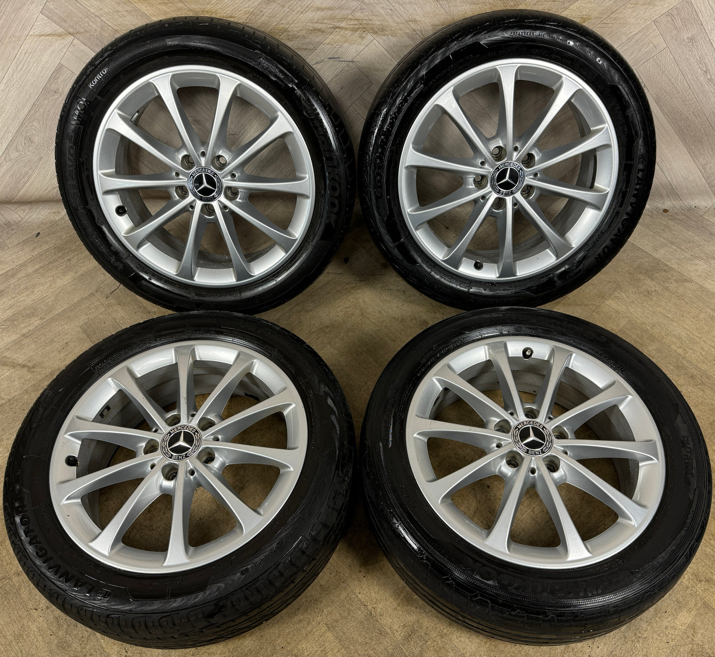 17'' GENUINE MERCEDES A CLASS CLA B W177 ALLOY WHEELS TYRES ALLOYS