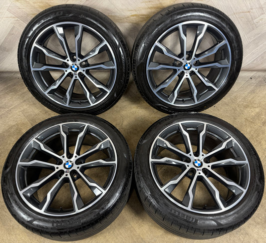 20'' GENUINE BMW X3 X4 G01 G02 699 M SPORT ALLOY WHEELS TYRES ALLOYS