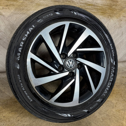 1X 16'' GENUINE VW GOLF MK7.5 MK7 WOODSTOCK ALLOY WHEEL TYRE GT SINGLE  5X112 FITMENT  6.5J ET46 CENTRE BORE: 57.1 PART: 5G0601025DS / 5G0601025DM
