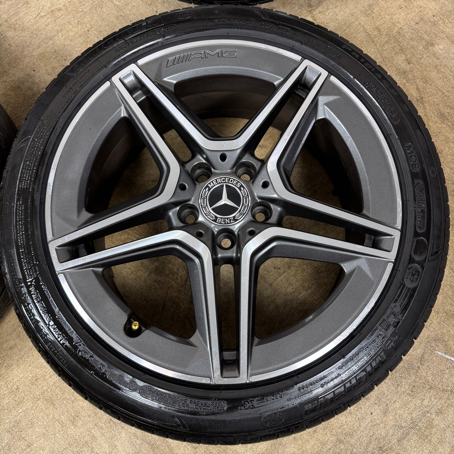 18'' GENUINE MERCEDES AMG A CLASS CLA B ALLOY WHEELS TYRES ALLOYS W177