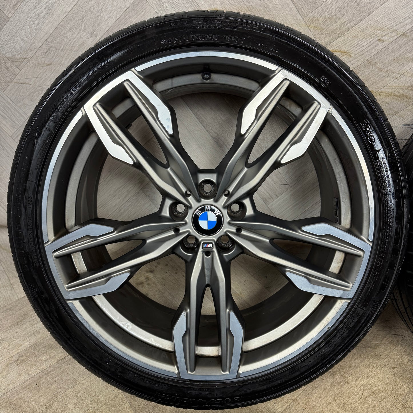 21'' GENUINE BMW X3 X4 G01 G02 718 M SPORT ALLOY WHEELS TYRES ALLOYS 5X112