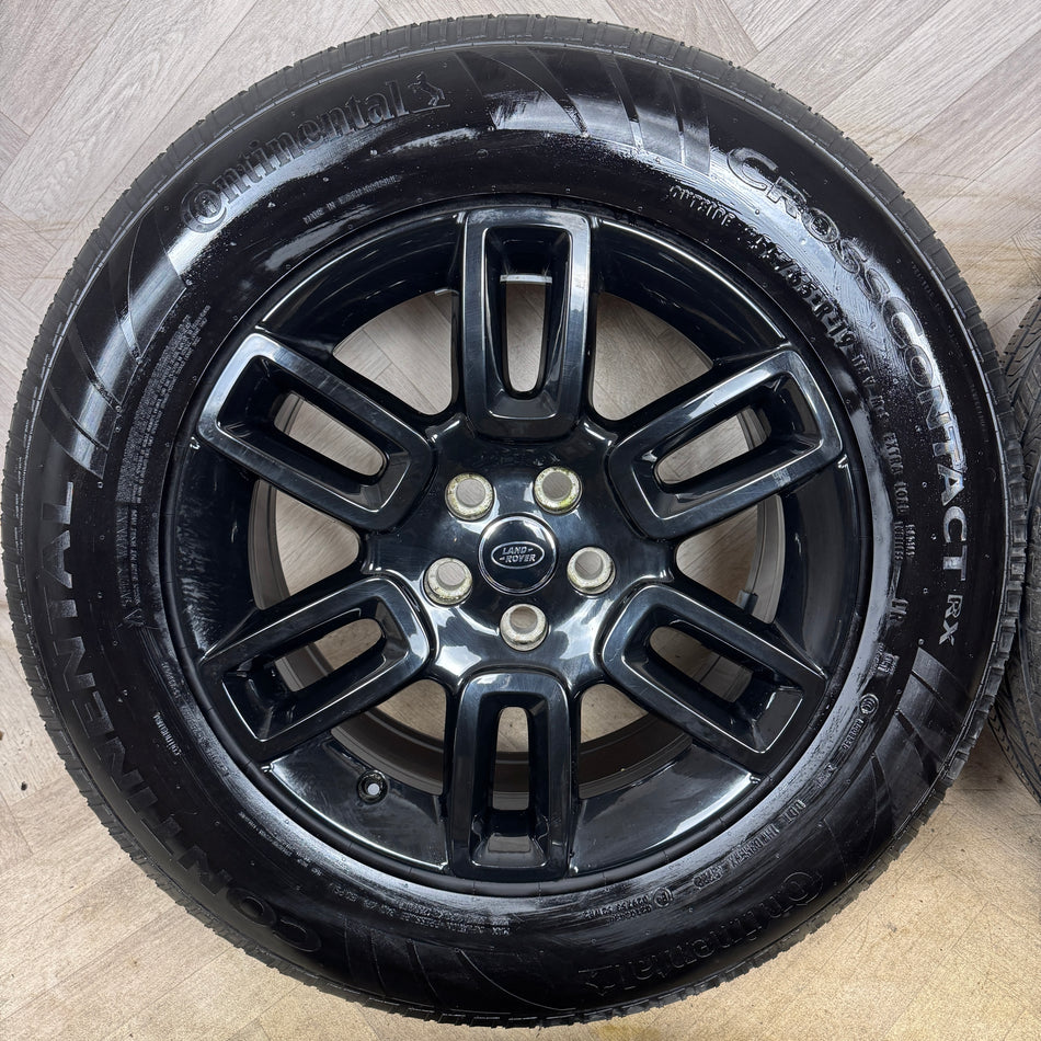 19'' Genuine Land Rover Defender Black 6010 Alloy Wheels Tyres Alloys L8B2-1007-Ea