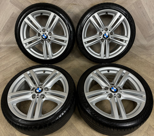 18'' GENUINE BMW 1 SERIES 2 F20 386 M SPORT ALLOY WHEELS TYRES ALLOYS