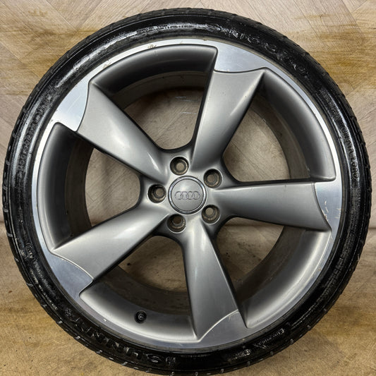 1X 20'' GENUINE AUDI A6 S LINE C7 BLACK EDITION ROTOR WHEEL ALLOY TYRE SPARE 4G0601025BP