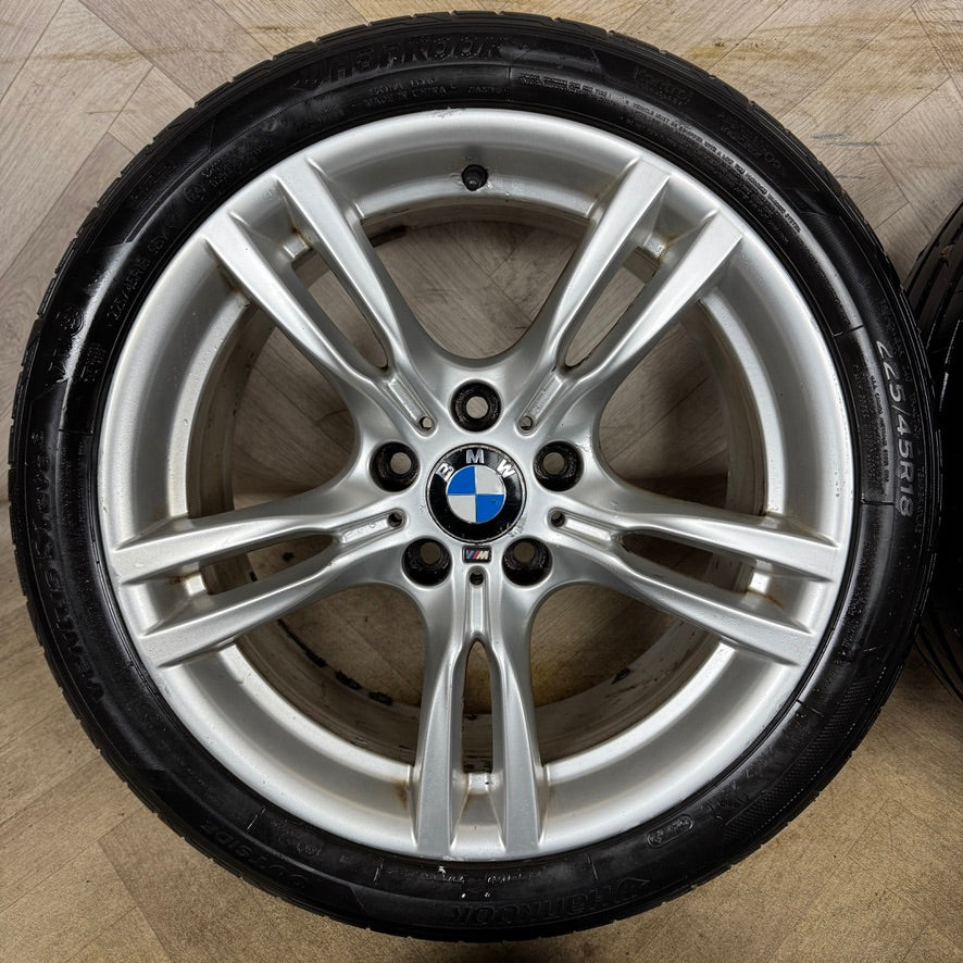 18'' GENUINE BMW 3 SERIES 400 M SPORT F30 F31 F32 E90 E92 ALLOY WHEELS TYRES ALLOYS 5X120