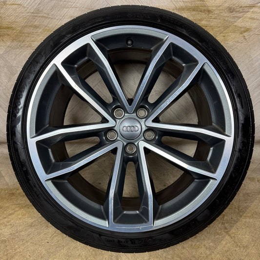 1X 19'' GENUINE AUDI A5 S5 S LINE WHEEL ALLOY TYRE SPARE 5X112 FITMENT 8.5J ET32 PART: 8W0601025DF