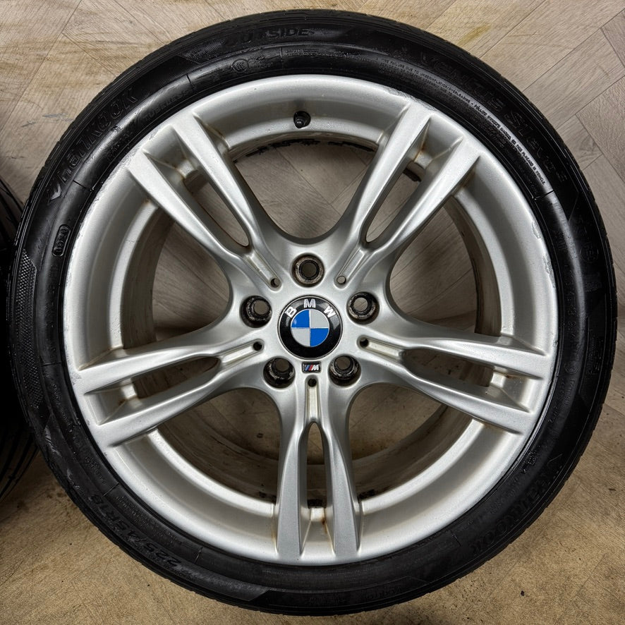 18'' GENUINE BMW 3 SERIES 400 M SPORT F30 F31 F32 E90 E92 ALLOY WHEELS TYRES ALLOYS 5X120