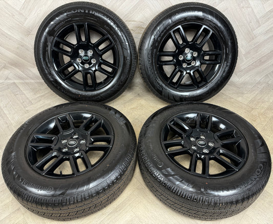 19'' GENUINE LAND ROVER DEFENDER BLACK 6010 ALLOY WHEELS TYRES ALLOYS