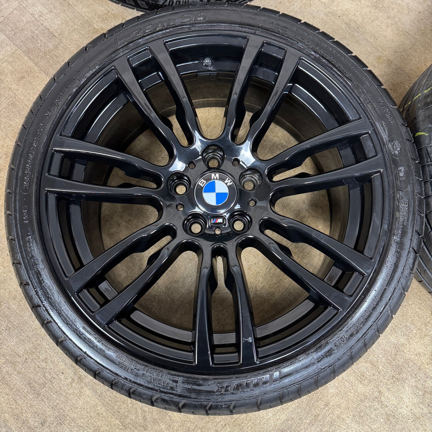 19" GENUINE BMW 3 SERIES 403 BLACK M SPORT F30 F31 F32 E90 E92 4 ALLOY WHEELS TYRES ALLOYS