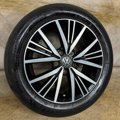 1X 16'' GENUINE VW GOLF MK7.5 MK7 LINAS ALLOY WHEEL TYRE GT SINGLE  5X112 FITMENT  6.5J ET46 CENTRE BORE: 57.1 PART: 5G0601025CD