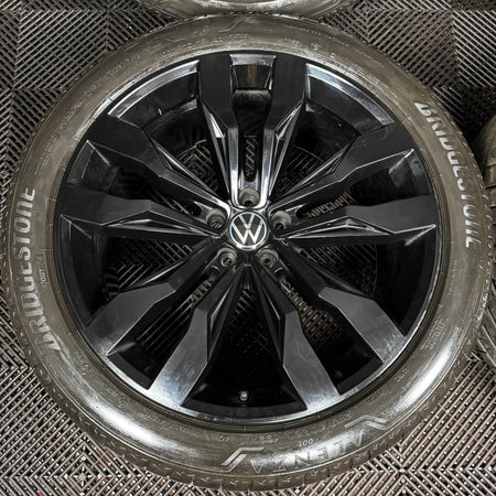 Touareg R50 Rim 21'' Genuine VW Touareg Suzuka Black R Line Wheels Alloys Tyres Q7 760 ...