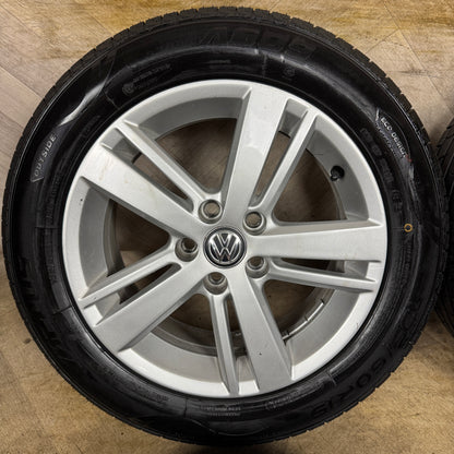 15'' GENUINE VW POLO 6R MK5 STRATFORD ALLOY WHEELS ALLOYS TYRES 6R0601025AC