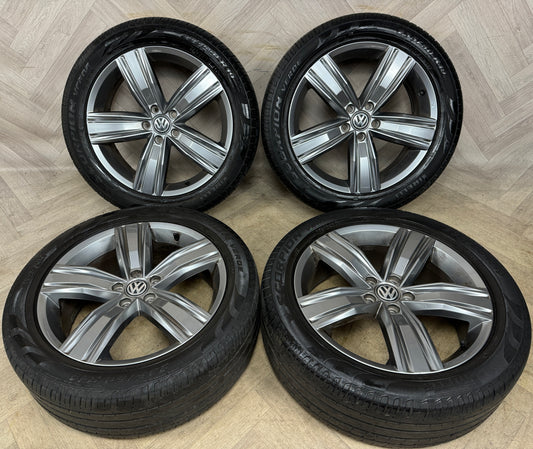 19'' GENUINE VW TIGUAN VICTORIA ALLOY WHEELS TYRES ALLOYS