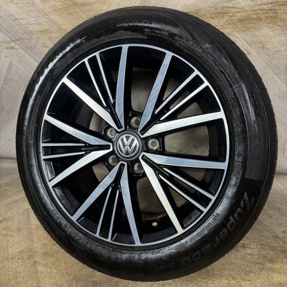 1X 16'' GENUINE VW GOLF MK7.5 MK7 LINAS ALLOY WHEEL TYRE GT SINGLE  5X112 FITMENT  6.5J ET46 CENTRE BORE: 57.1 PART: 5G0601025CD