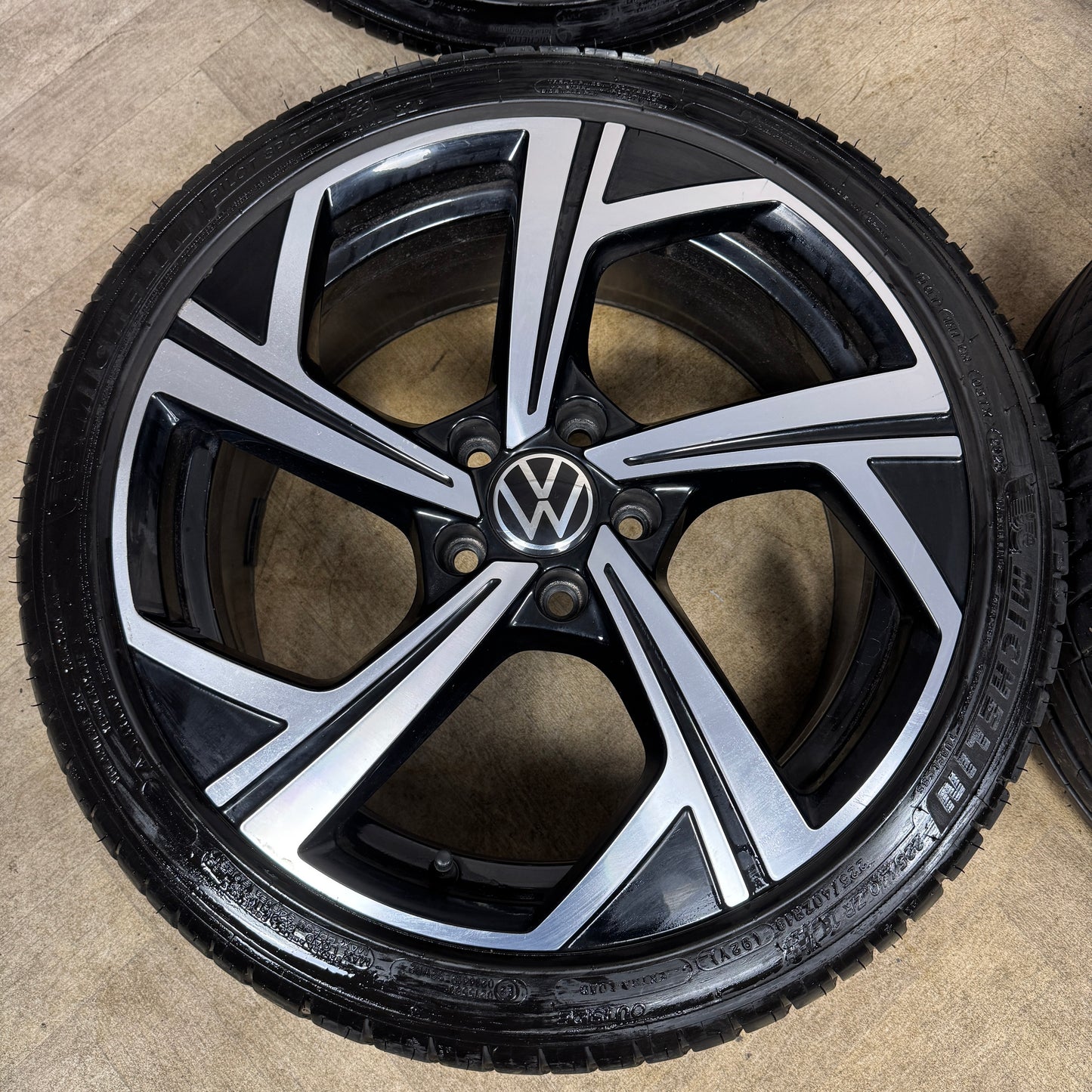 18" GENUINE VW GOLF GTI MK8 R LINE GT GTD JEREZ 5H0601025Q MK6 MK7 ALLOY WHEELS TYRES ALLOYS 5X112