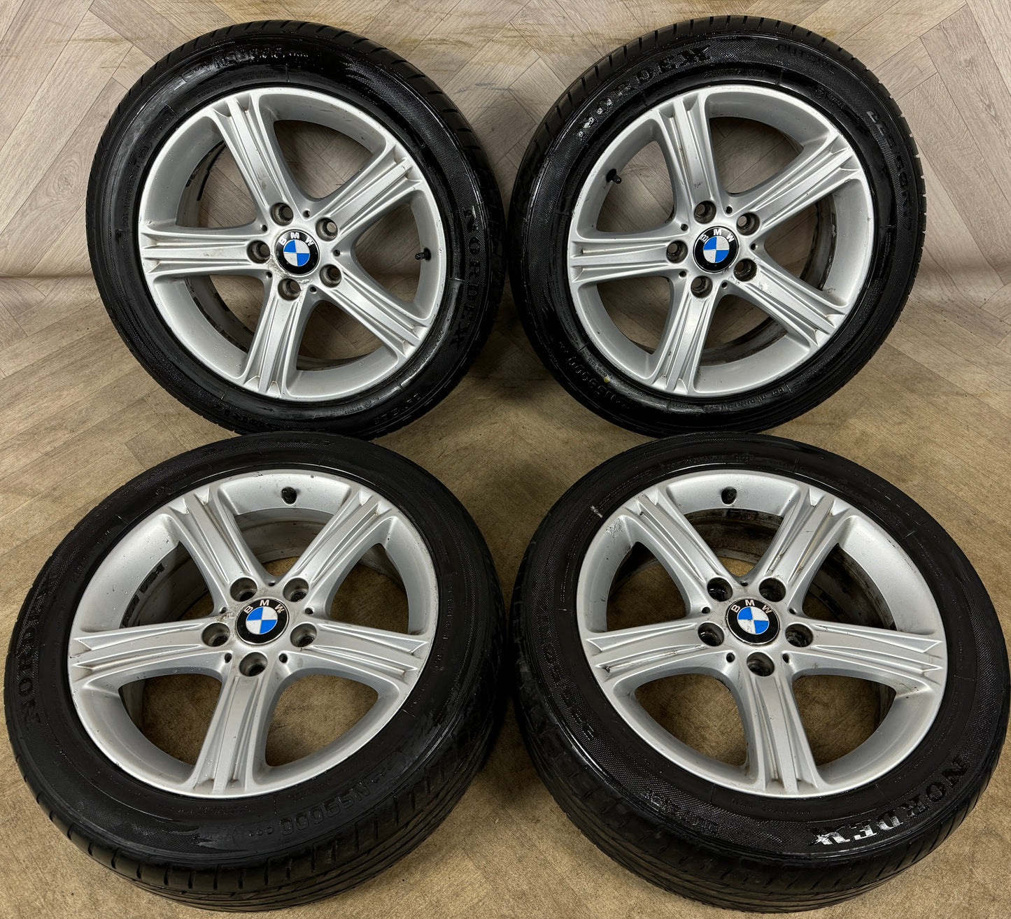 17" GENUINE BMW 3 SERIES 393 F30 F31 F32 ALLOY WHEELS TYRES ALLOYS 5X120