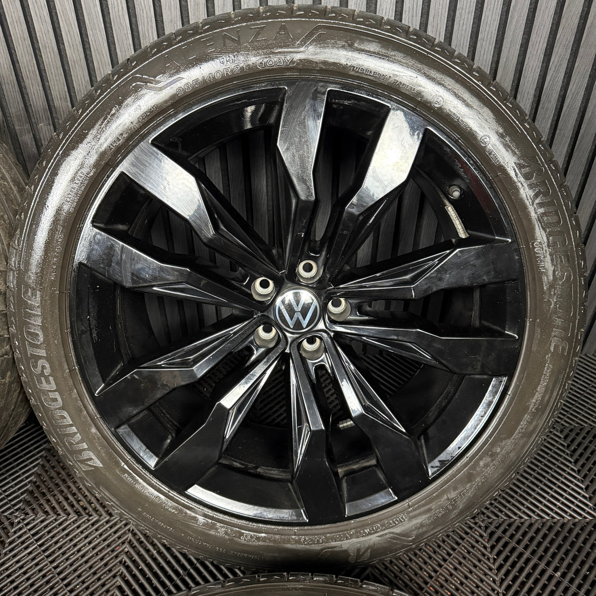 Touareg R50 Rim 21'' Genuine VW Touareg Suzuka Black R Line Wheels Alloys Tyres Q7 760 ...