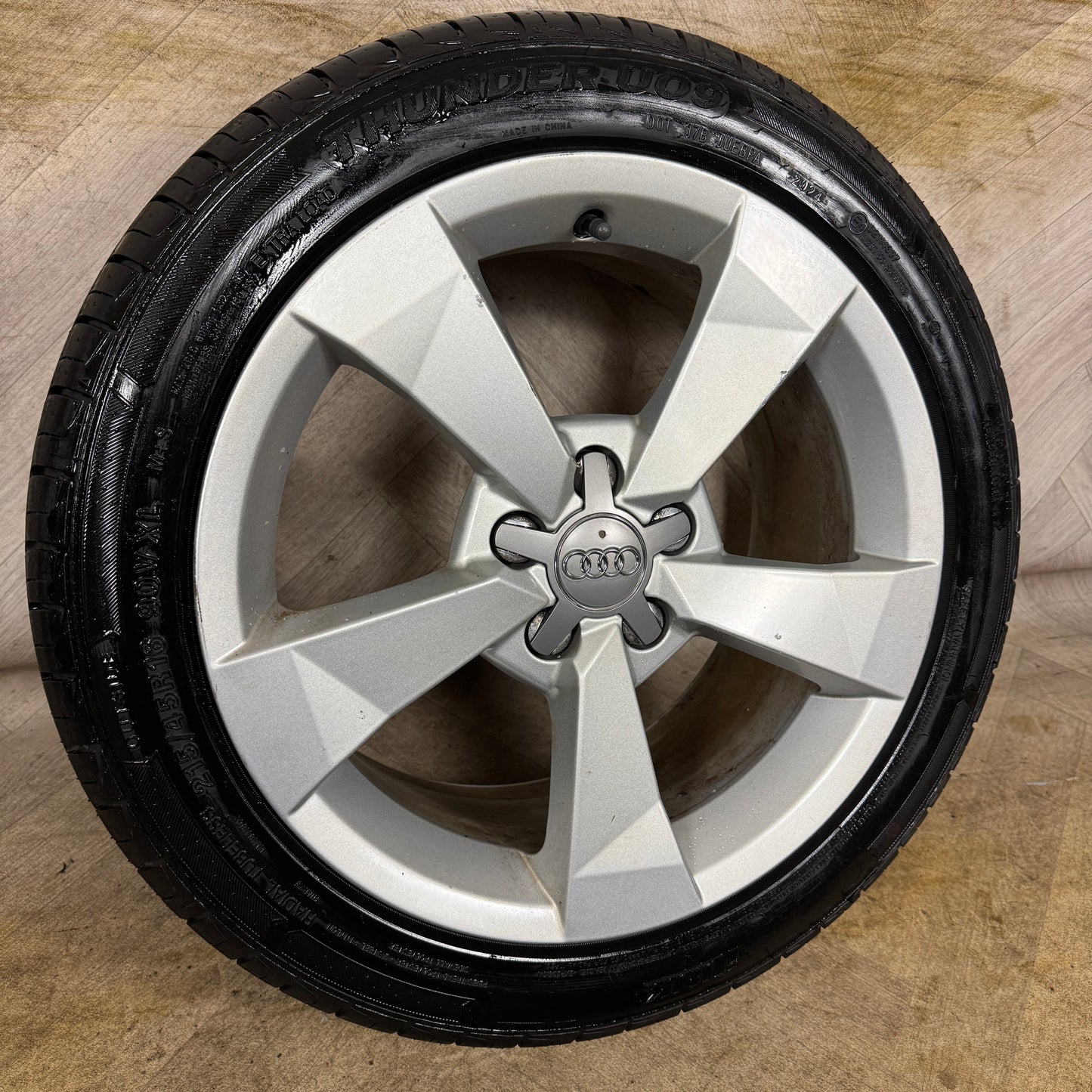 1X 16'' GENUINE A1 5 SPOKE  ALLOY WHEEL SINGLE SPARE  5X100 FITMENT 7J ET34 PART: 8XA601025A