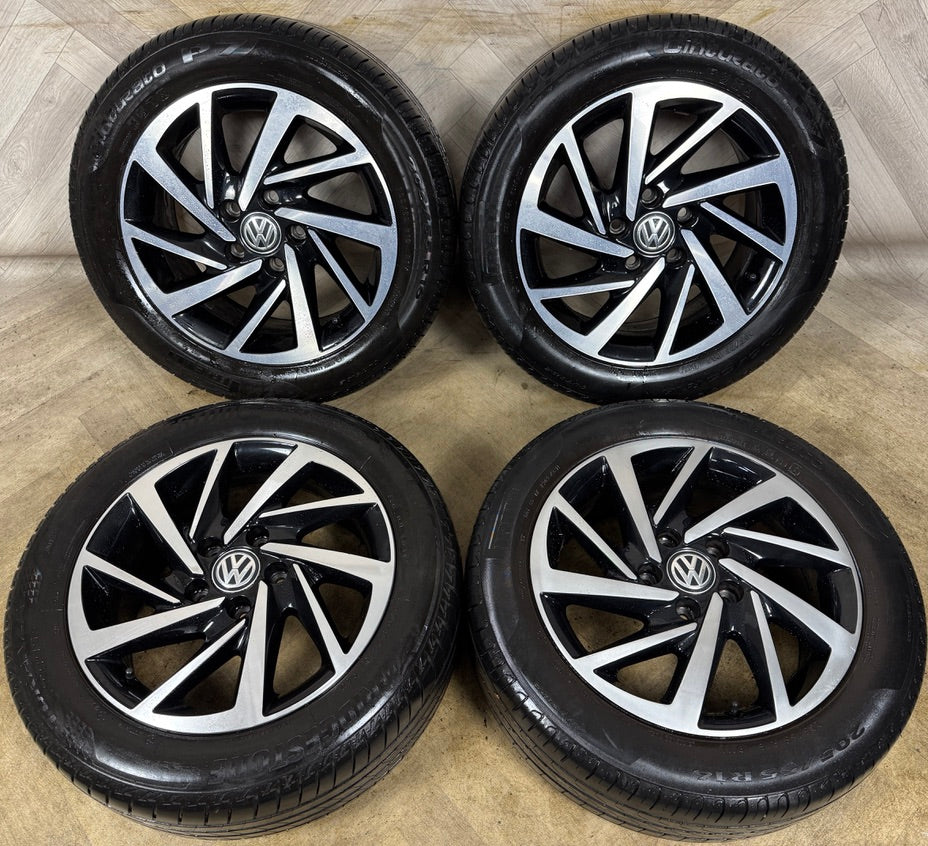 16'' GENUINE VW GOLF MK7 WOODSTOCK MK8 MK6 ALLOY WHEELS TYRES ALLOYS 5G0601025DS