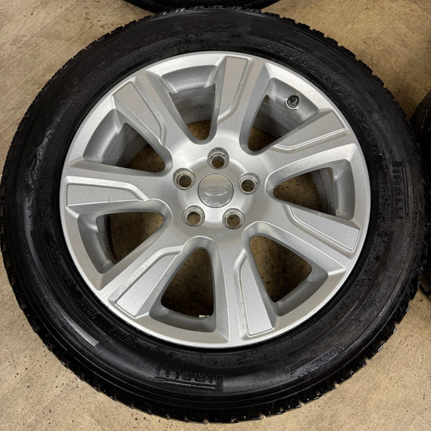 19'' GENUINE LAND ROVER DISCOVERY 4 3 SILVER RANGE ROVER SPORT ALLOY WHEELS TYRES ALLOYS DH22-1007-AAW