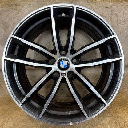 1X 18'' GENUINE BMW 5 SERIES 662 M G30 G31 SPORT ALLOY WHEEL FRONT  5X112 FITMENT  8J ET30 PART: 7855081