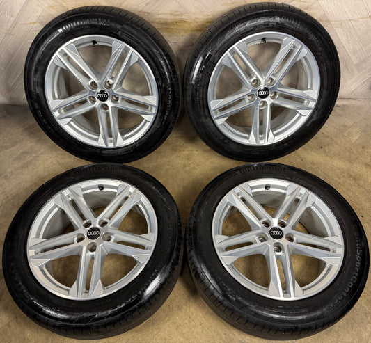 19'' GENUINE AUDI Q5 5 DOUBLE SPOKE S LINE ALLOY WHEELS TYRES ALLOYS 80A601025G