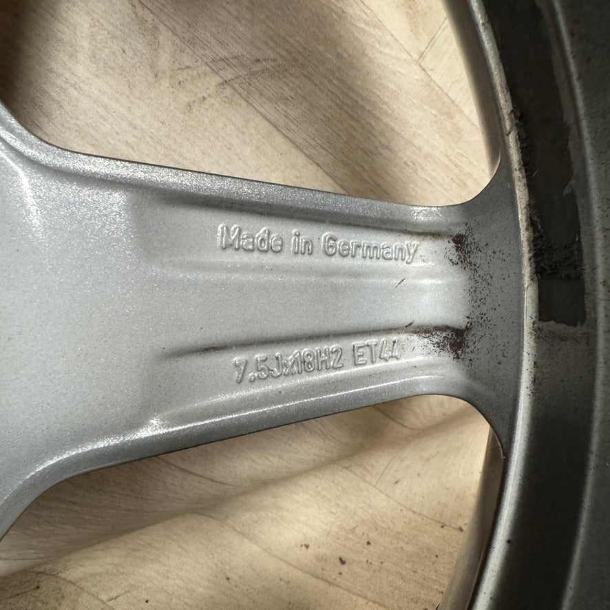 1X 18" GENUINE AMG MERCEDES C CLASS SPORT ALLOY WHEEL TYRE W205 FRONT  5X112 FITMENT  7.5J ET44 PART: A2054011100