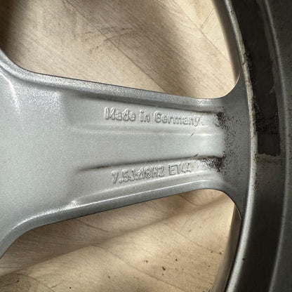 1X 18" GENUINE AMG MERCEDES C CLASS SPORT ALLOY WHEEL TYRE W205 FRONT  5X112 FITMENT  7.5J ET44 PART: A2054011100