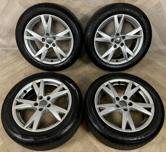 17'' GENUINE AUDI A4 5 Y SPOKE B8 B9 A4 ALLOY WHEELS ALLOYS TYRES