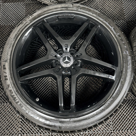 21” Mercedes AMG ML GLE Black Alloy Wheels Tyres W166 Genuine A1664012102