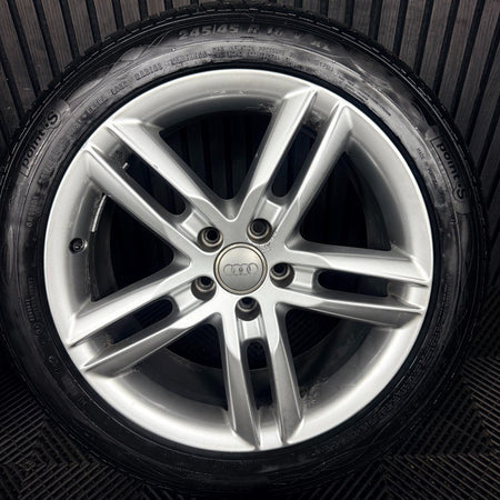 18'' Audi A6 C7 S Line Alloy Wheels Tyres 4G9601025BL Genuine