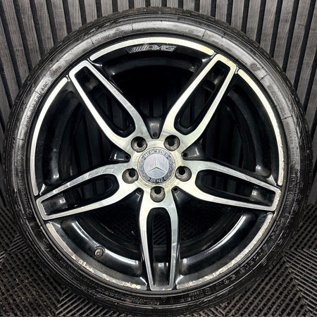1X 18'' Mercedes AMG A Class CLA Black W176 Alloy Wheel Tyre A1764010700 Genuine