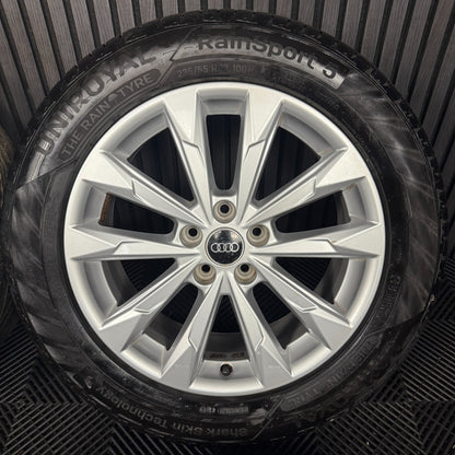 18'' GENUINE AUDI Q3 10 SPOKE ALLOY WHEELS TYRE ALLOYS 83A601025G