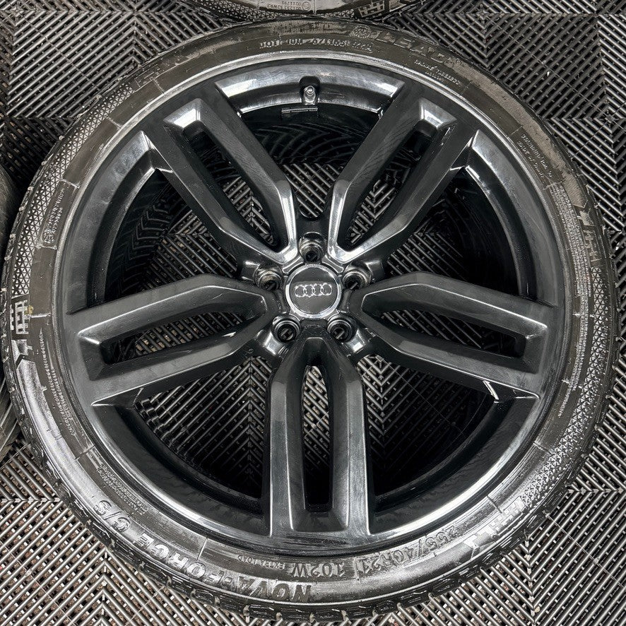 21'' Audi SQ5 Q5 S Line Black Alloy Wheels Tyres 8R0601025CP Genuine
