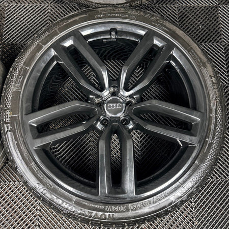 21'' Audi SQ5 Q5 S Line Black Alloy Wheels Tyres 8R0601025CP Genuine