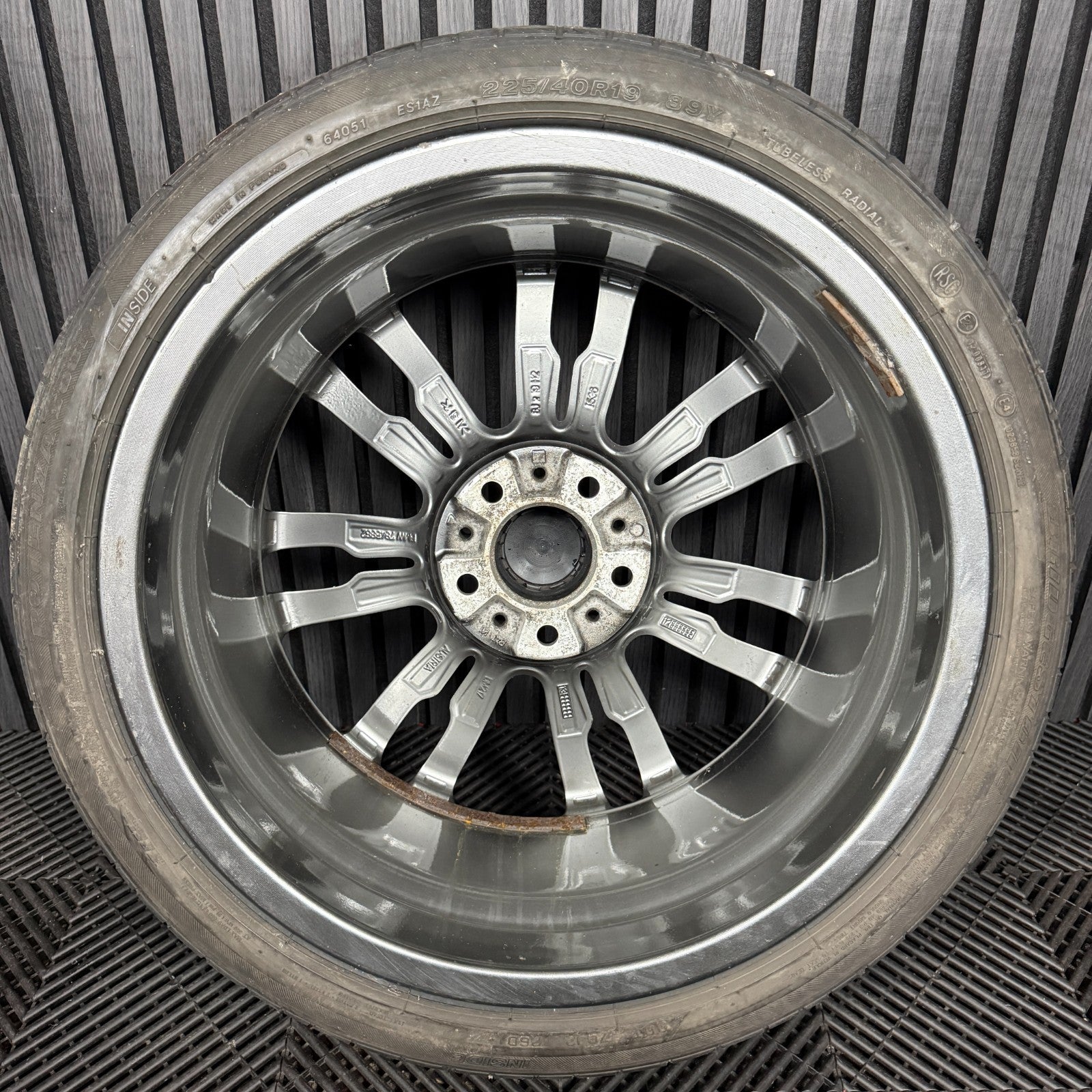 1X 19'' GENUINE BMW 3 SERIES 403 M SPORT 4 F30 ALLOY WHEEL TYRE 7845882 FRONT