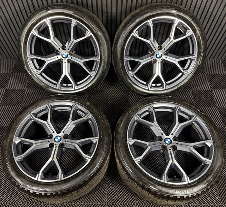 21'' BMW X5 X6 G05 G06 741M M Sport Alloys Wheels Alloys Tyres Genuine