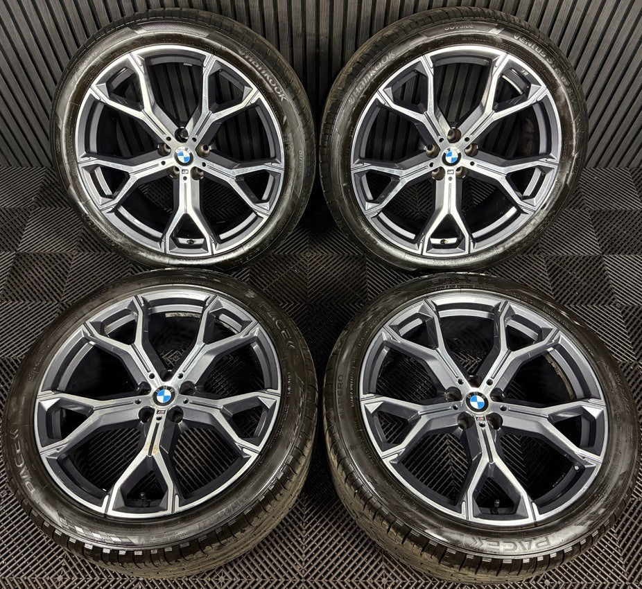 21'' BMW X5 X6 G05 G06 741M M Sport Alloys Wheels Alloys Tyres Genuine