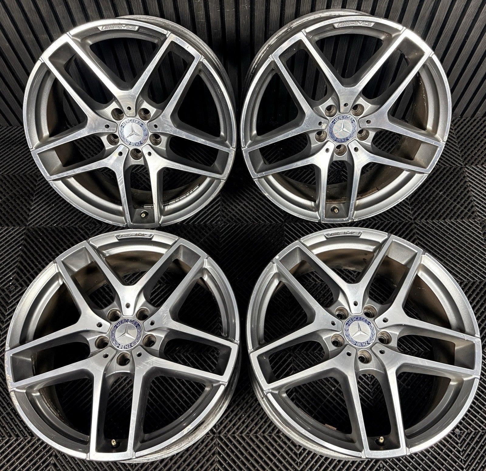 19'' Mercedes AMG GLC Grey DC Sport Alloy Wheels 5X112 Genuine A2534011800