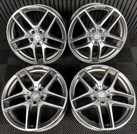 19'' Mercedes AMG GLC Grey DC Sport Alloy Wheels 5X112 Genuine A2534011800
