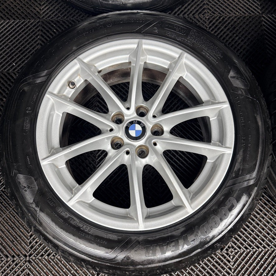 17" Bmw 5 Series 618 Silver Multispoke G30 G31 Alloy Wheel Tyres 6868217 Genuine
