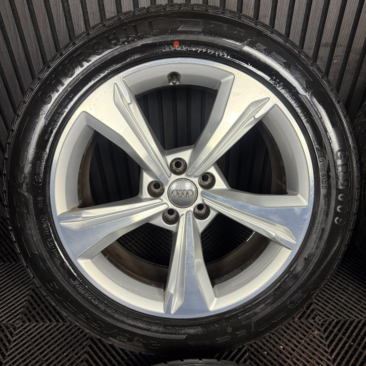 19'' GENUINE AUDI Q5 5 SPOKE S LINE ALLOY WHEEL TYRES 5X112 SPEEDLINE 80A601025E