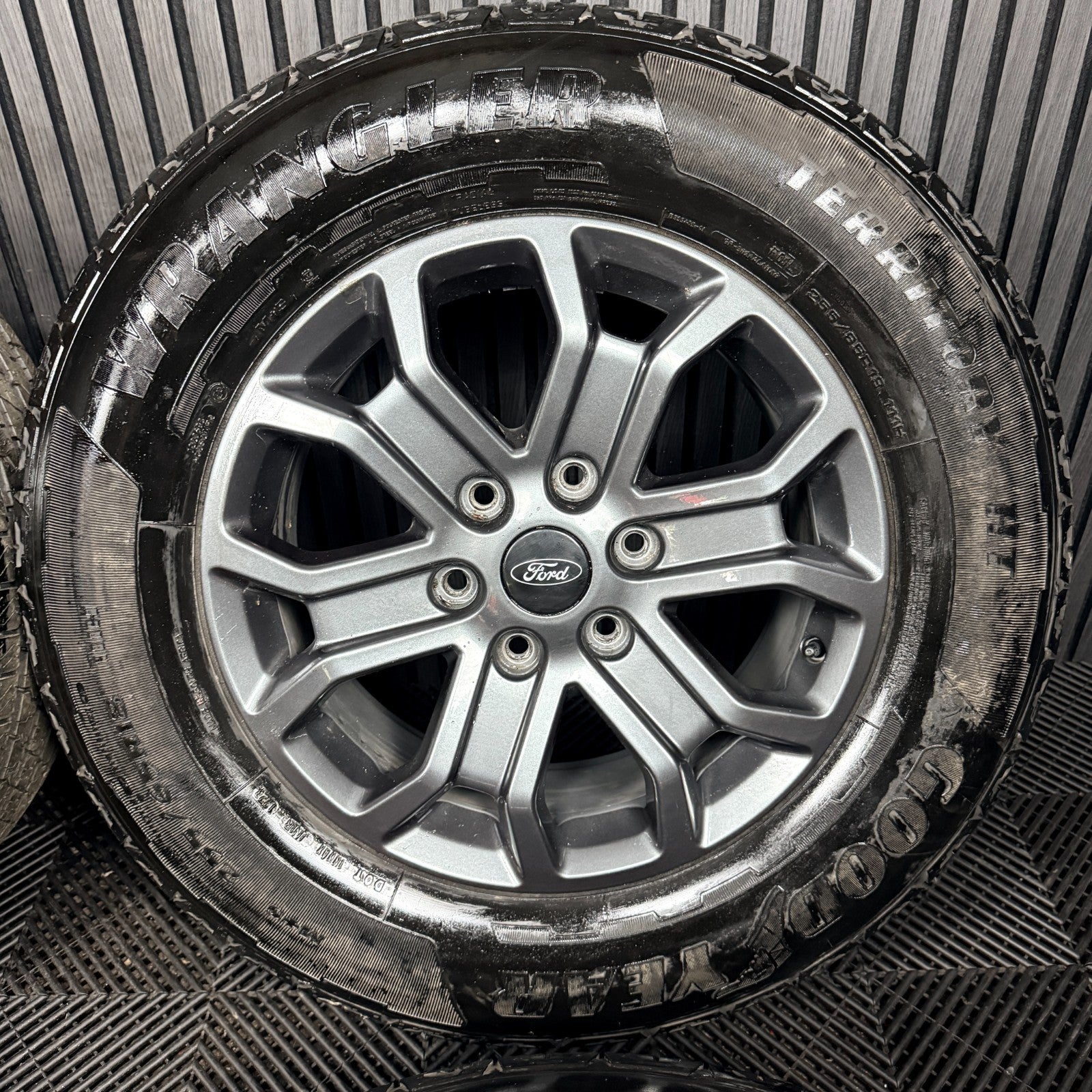 18'' Ford Ranger Grey Wildtrak Alloy Wheels Tyres Alloys Genuine N1WC-1007-E1B