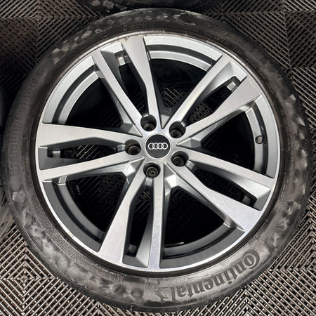 19'' Audi A6 C8 S Line 5 Double Spoke Alloy Wheels Tyres 4K0601025H Genuine